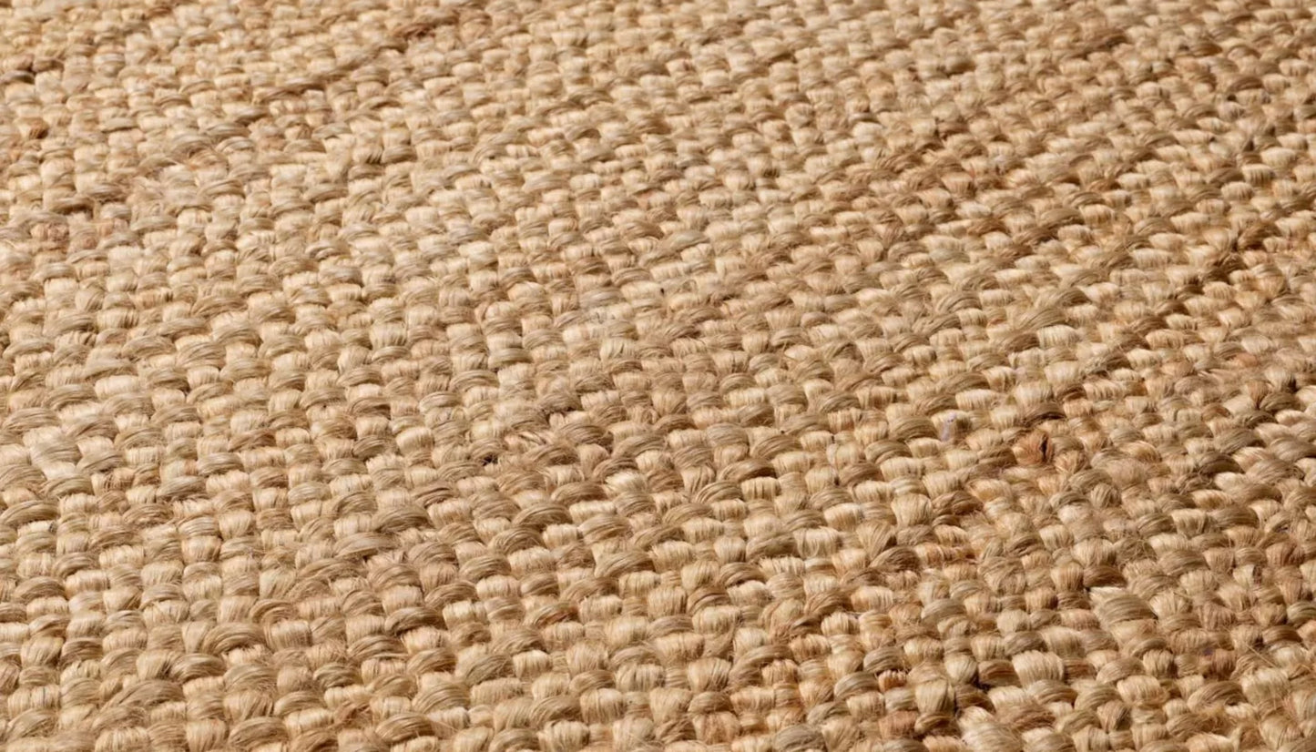 Soleste 300 X 400cm Plain Rug in Natural Jute