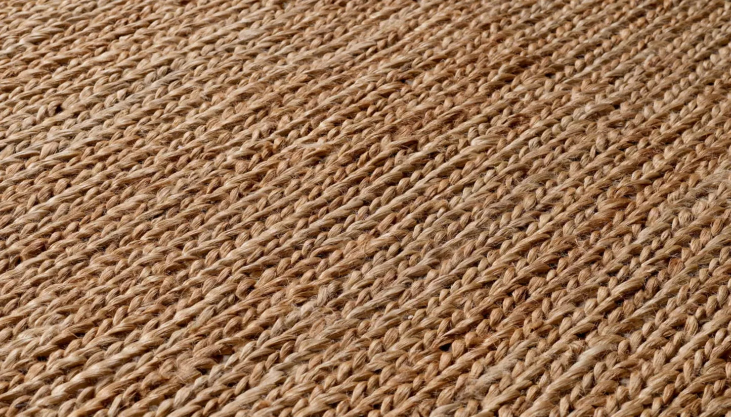 Peretti 300 X 400cm Plain Rug in Natural Jute