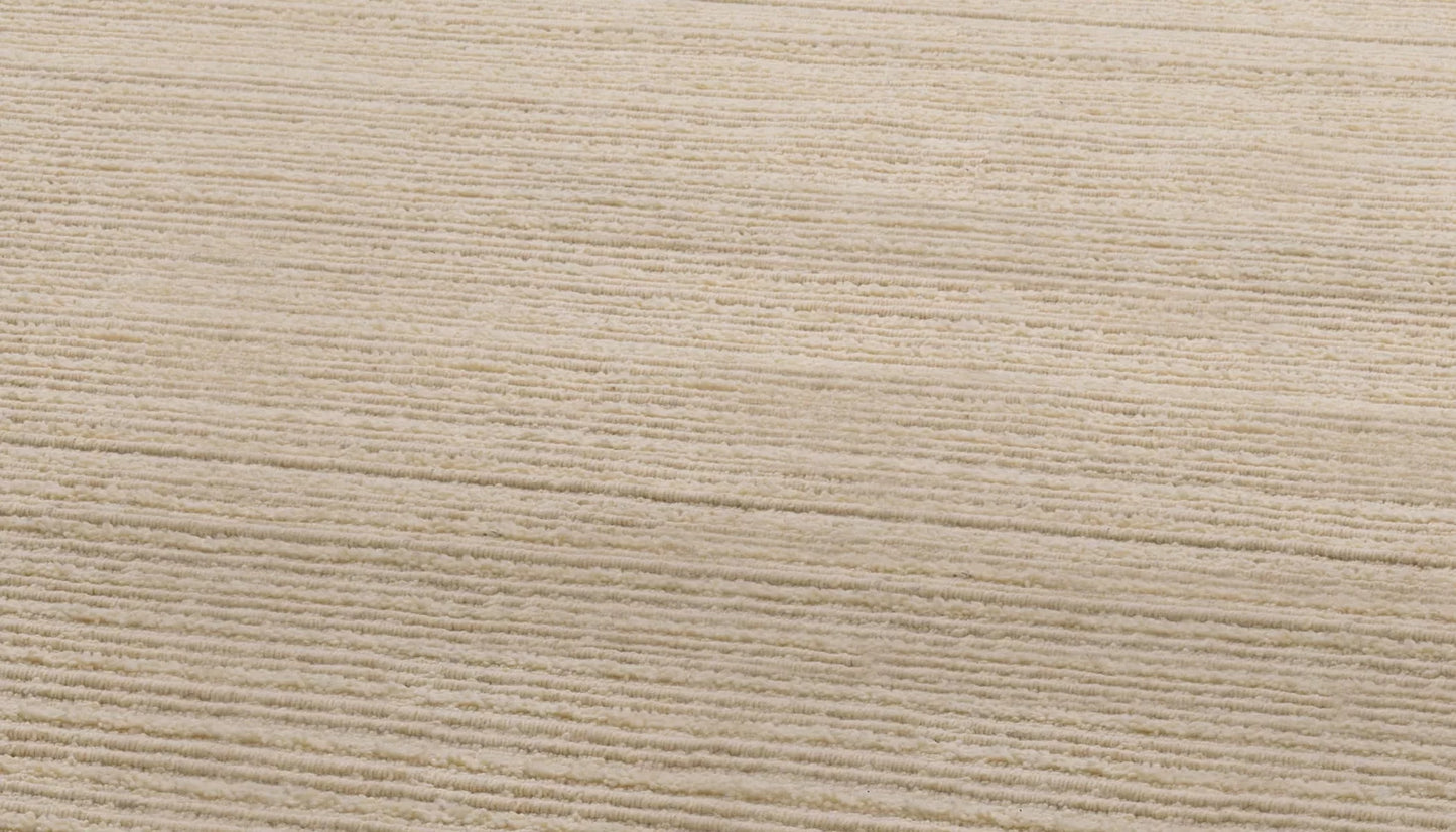 Torrance 200 X 300cm Plain Rug in Ivory