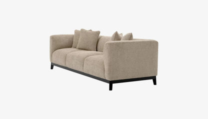 Corso3 Seater Sofa in Lyssa Sand & Black Base