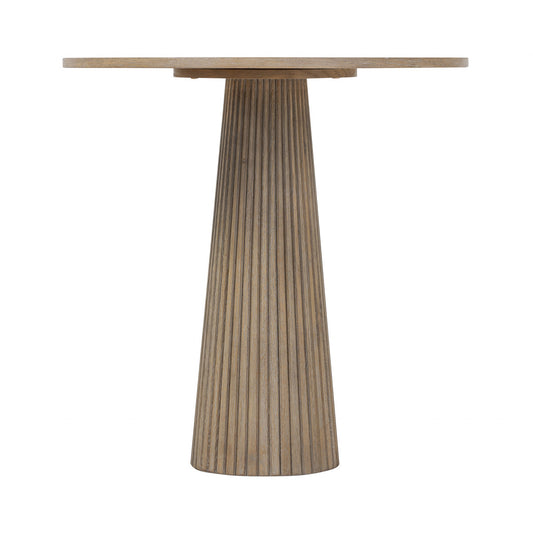 Leckford Ribbed Occasional Table | Aged Oak