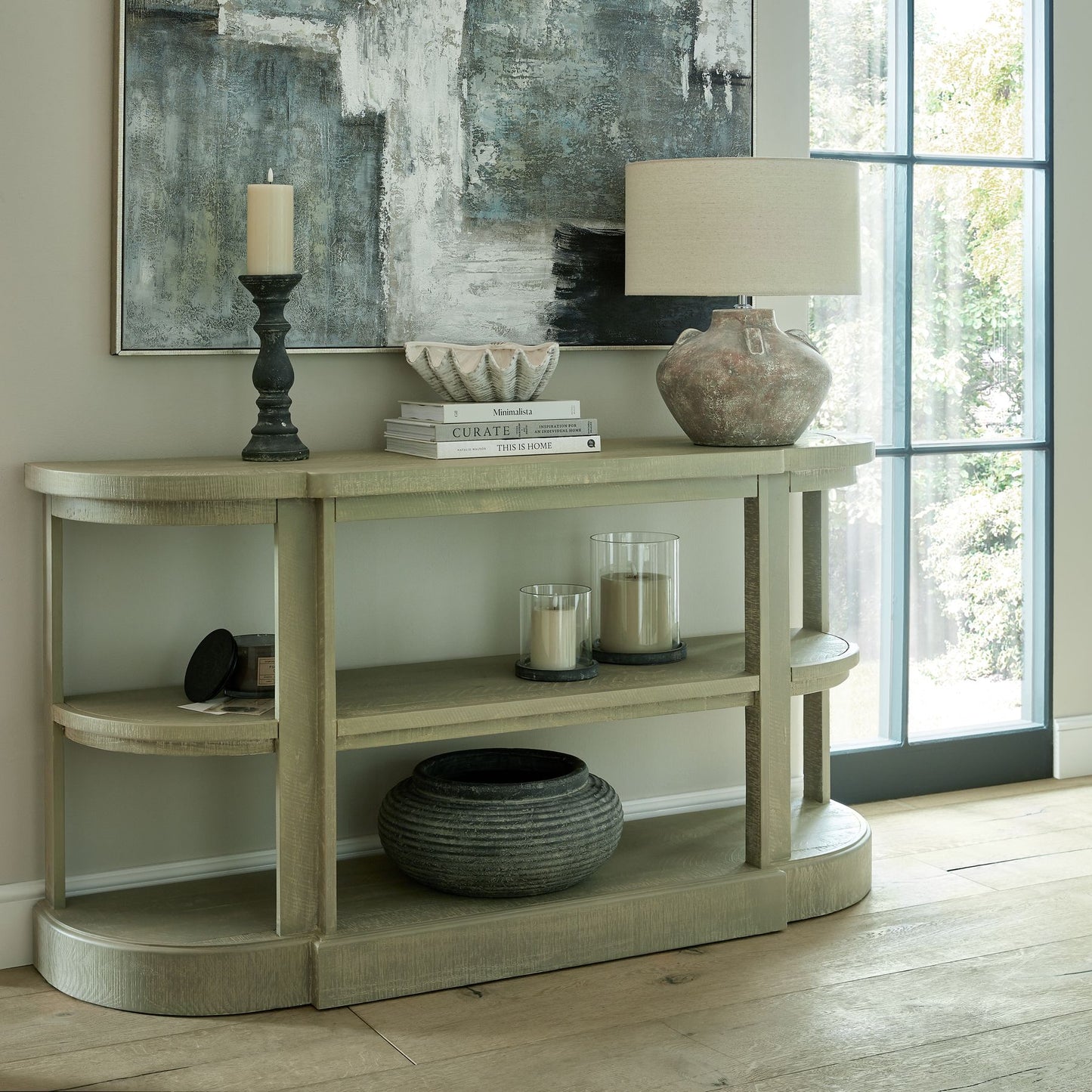 Saltaire 2 Shelf Console Table