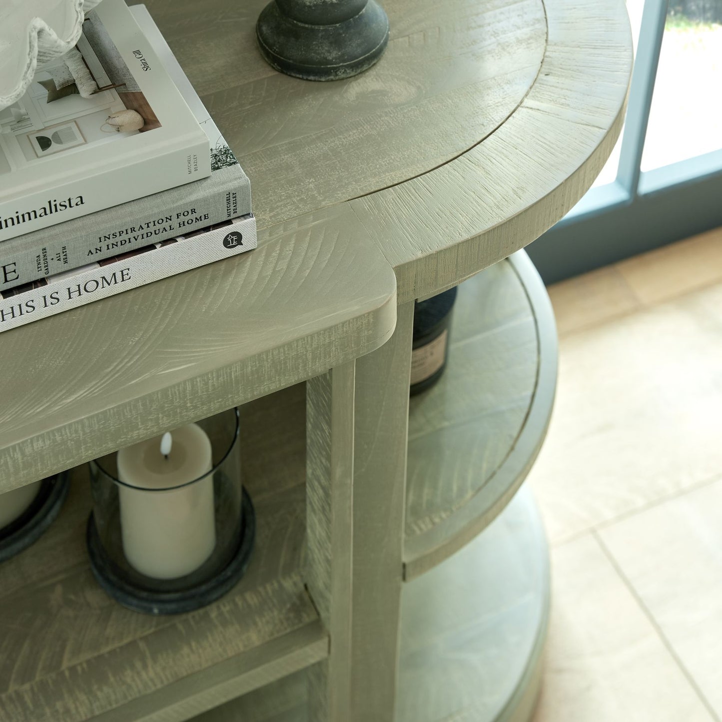 Saltaire 2 Shelf Console Table