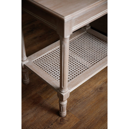 Serene Rattan Side Table