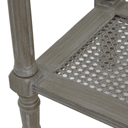 The Serene Rattan Console Table