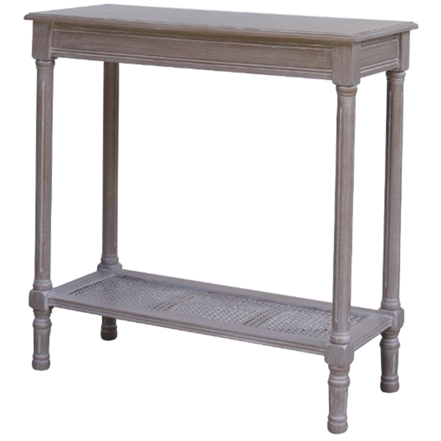 The Serene Rattan Console Table