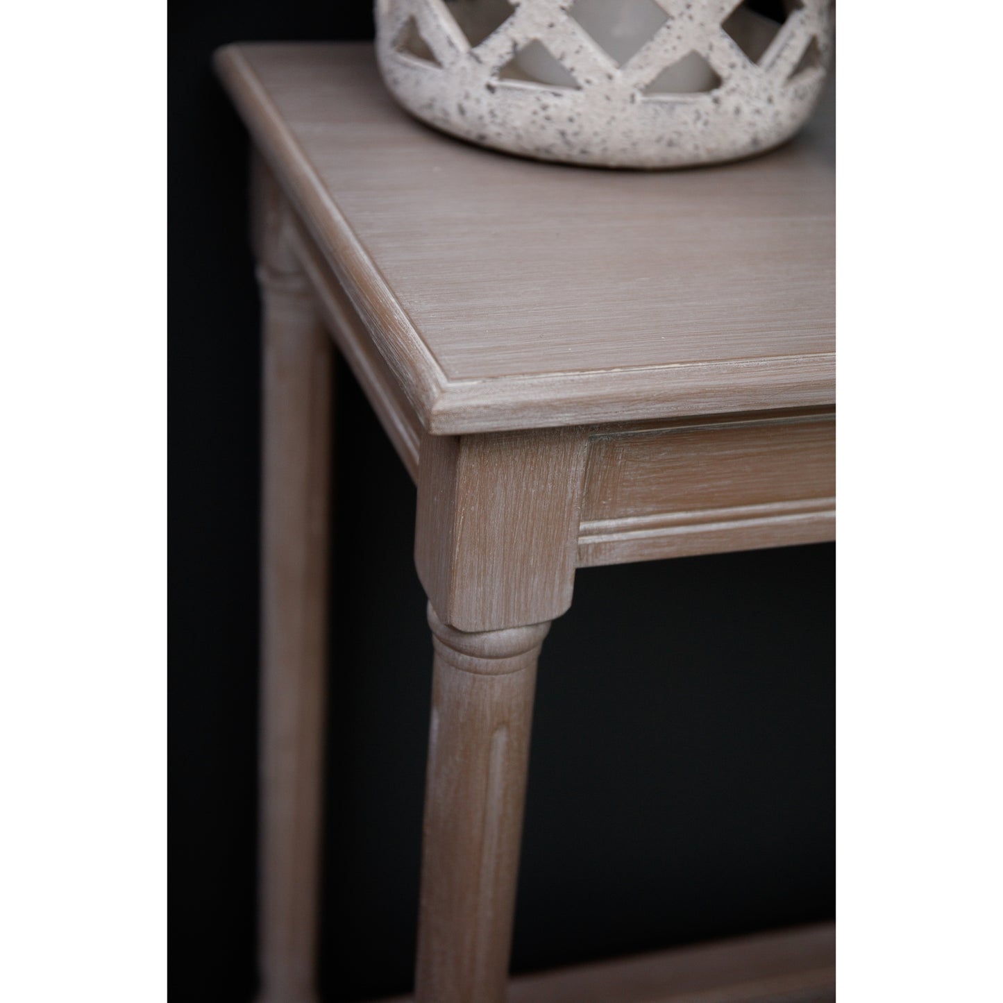 Serene Rattan Large Console Table