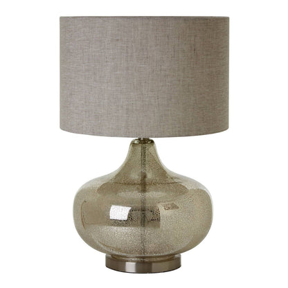 Luz Grey Fabric Shade Table Lamp