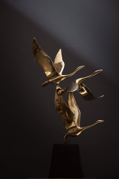 Bronze Flight 3 Sculpture