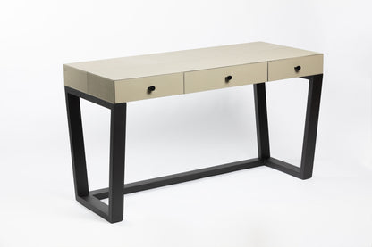 Slim Jim Desk French Grey Leather