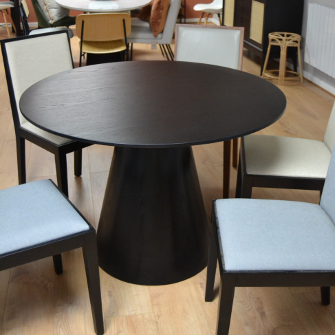 Lotus Black Dining Table