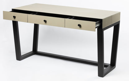 Slim Jim Desk French Grey Leather