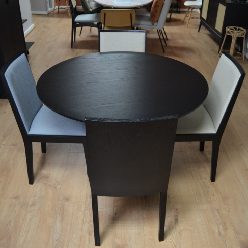 Lotus Black Dining Table