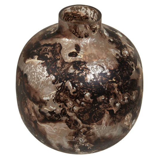 Garan Brown Glass Vase