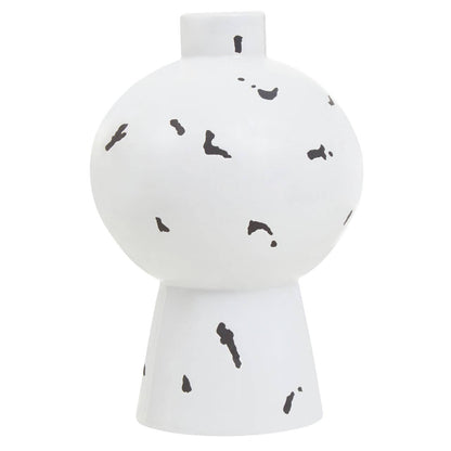 Tundra White and black Small Vase