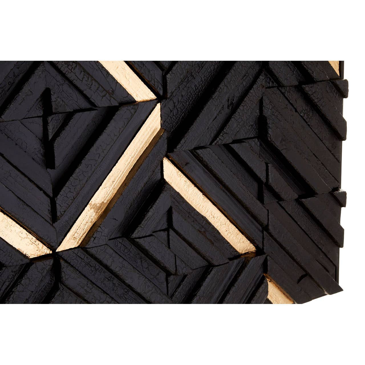 Modello Black Wood Carving Wall Art