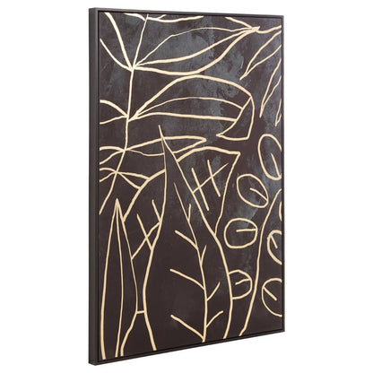 Astratto Canvas Black and Gold Wall Art