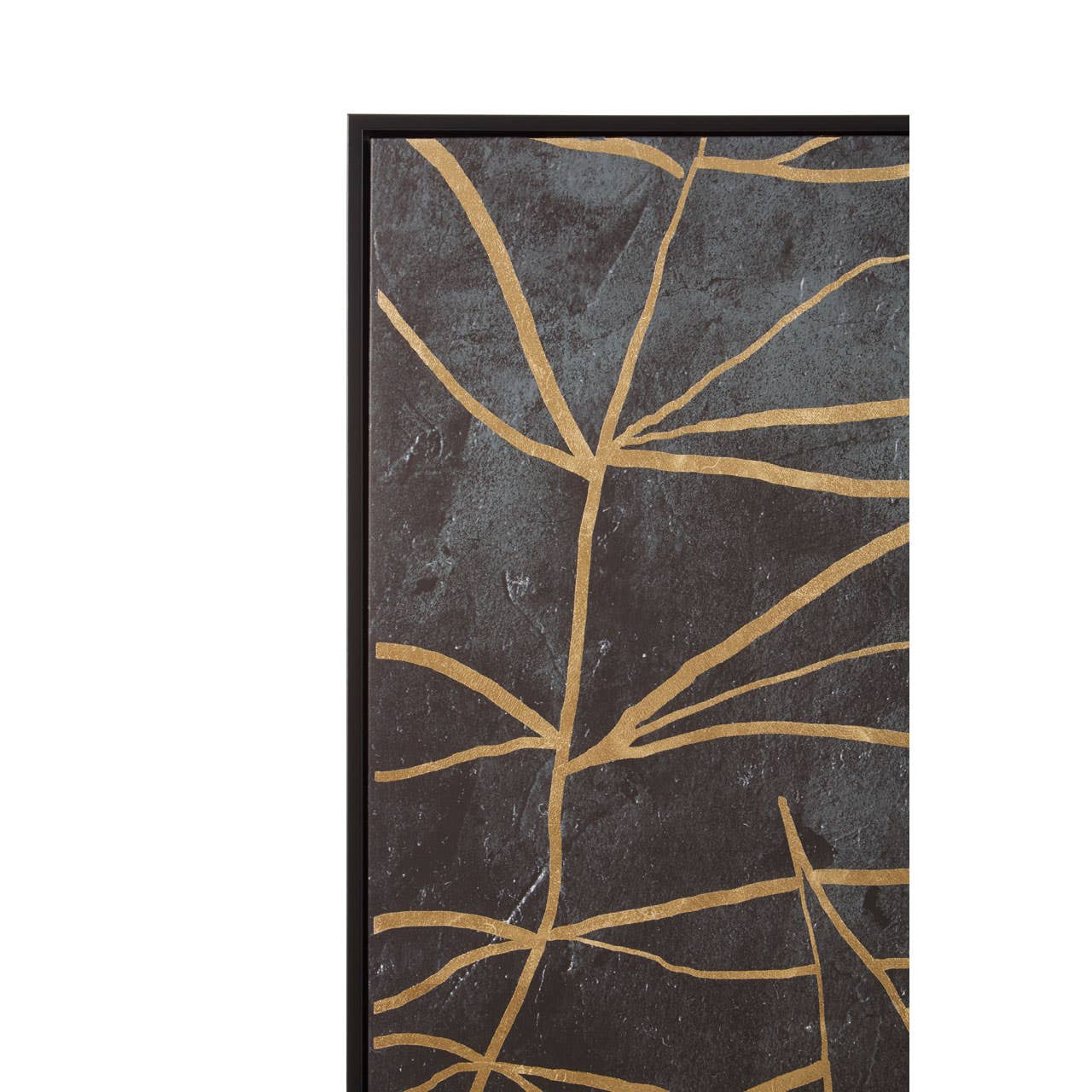 Astratto Canvas Black and Gold Wall Art