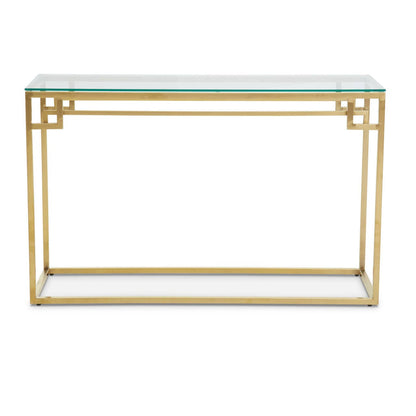 Allure Gold Brushed Console Table