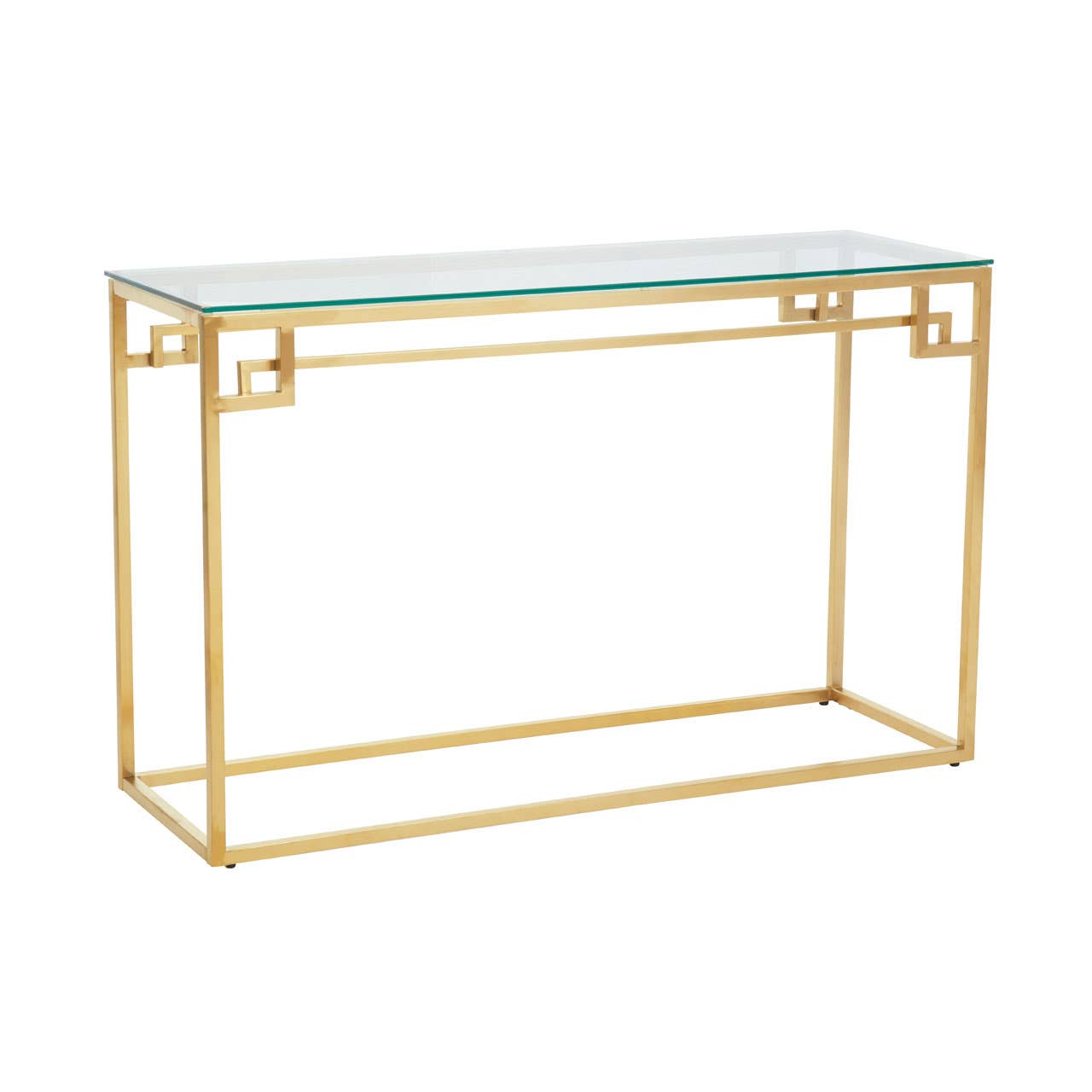 Allure Gold Brushed Console Table