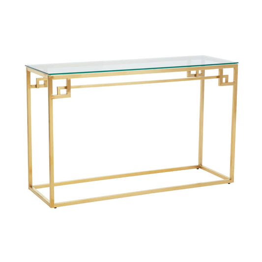 Allure Gold Brushed Console Table