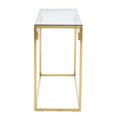 Allure Gold Brushed Console Table