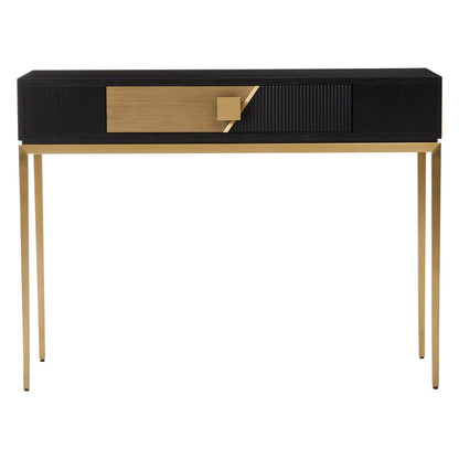 Davoli One Drawer Black And Grey Console Table