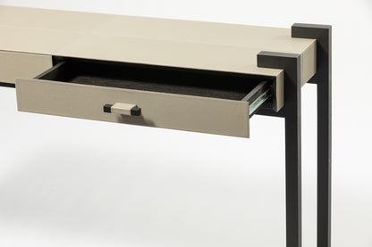 Linea Nera Console French Grey Leathe