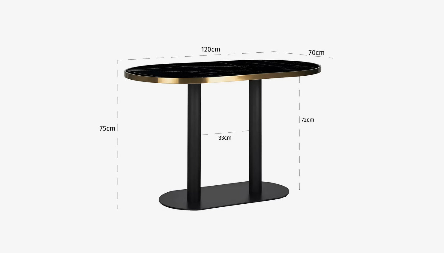 Zenza 2-4 Seat Oval Dining Table