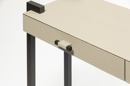 Linea Nera Console French Grey Leathe