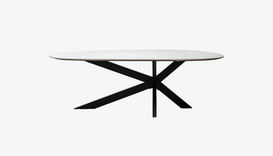 Trocadero 4-6 Seat Oval Dining Table