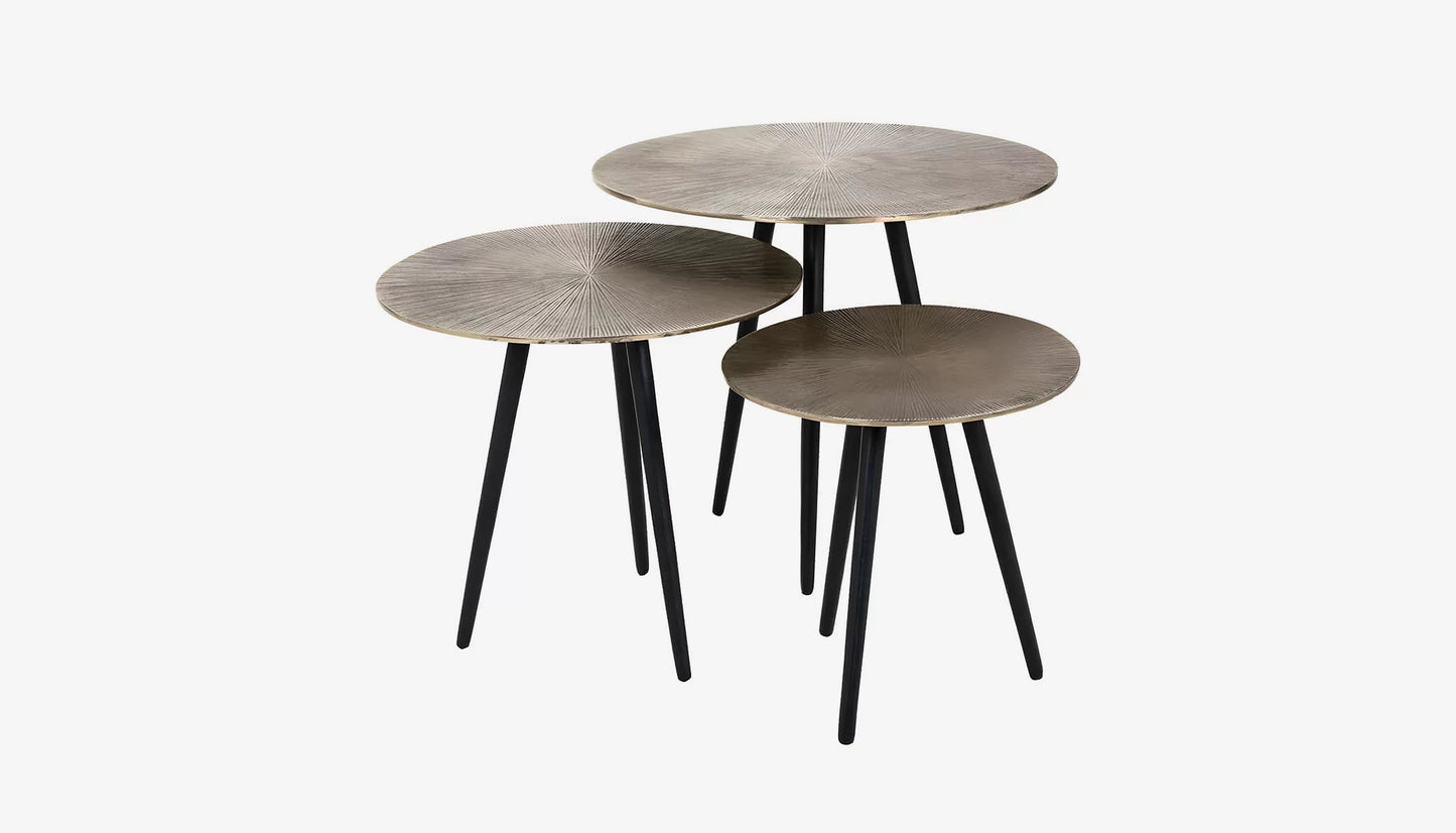 Vittorio Set Of 3 Round Coffee Table