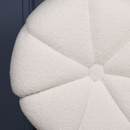 Boucle Petal Round Stool