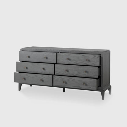 Astoria 6 Drawer Chest Graphite Grey