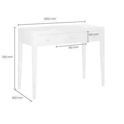 Alton Console | White