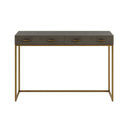 Hampton Console | Grey Shagreen