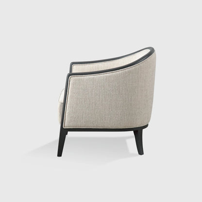 Capitano Armchair Leather and Fabric