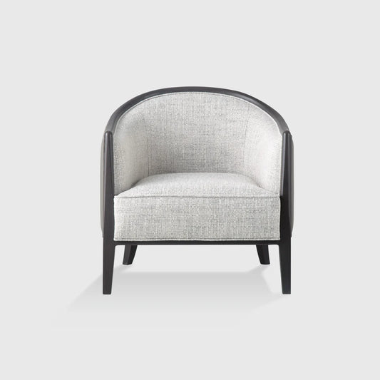 Capitano Armchair Leather and Fabric