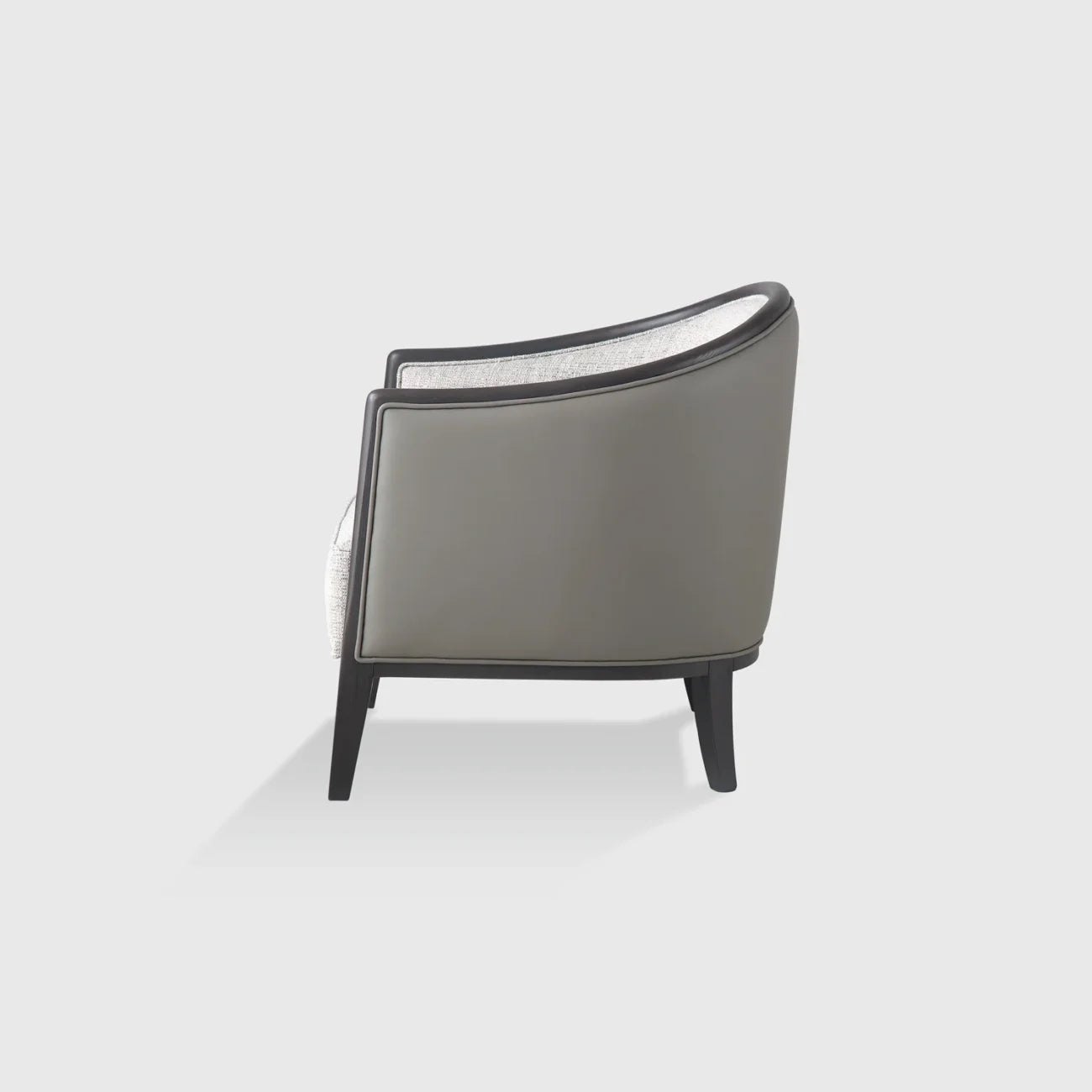 Capitano Armchair Leather and Fabric