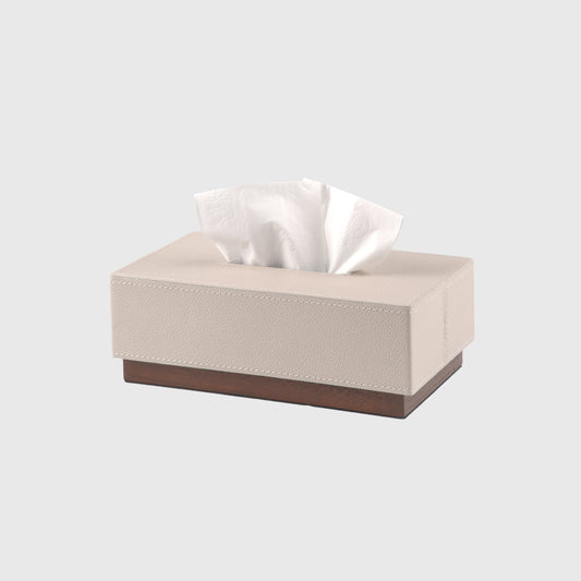 Classic Tissue Box Pumice Leather