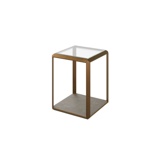 Elmley End Table - Angel Grey