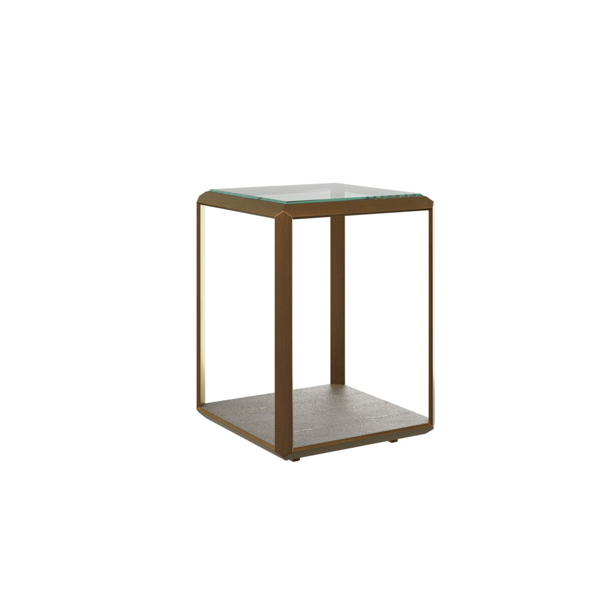 Elmley End Table - Angel Grey