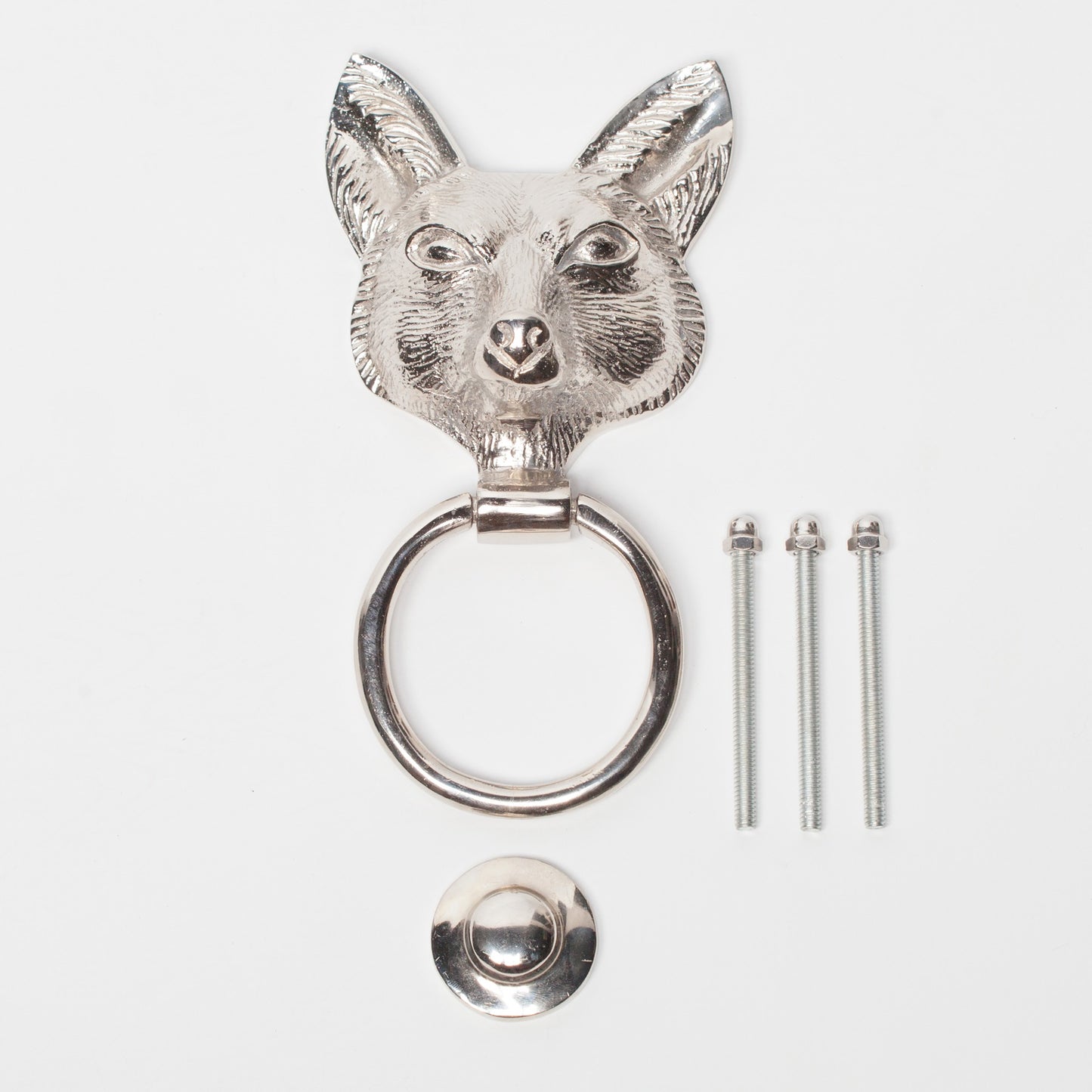 Chrome Fox Door Knocker