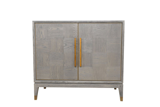 Renmin Cabinet 2 Door Grey Oak