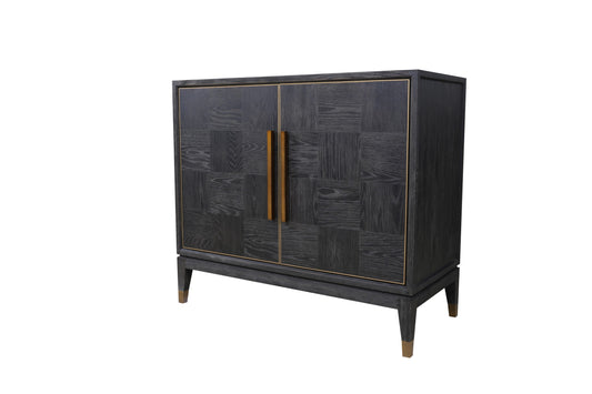 Renmin Cabinet 2 Door Carbon Oak