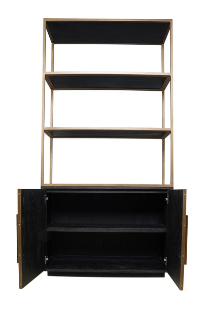 Renmin Bookcase Carbon Oak