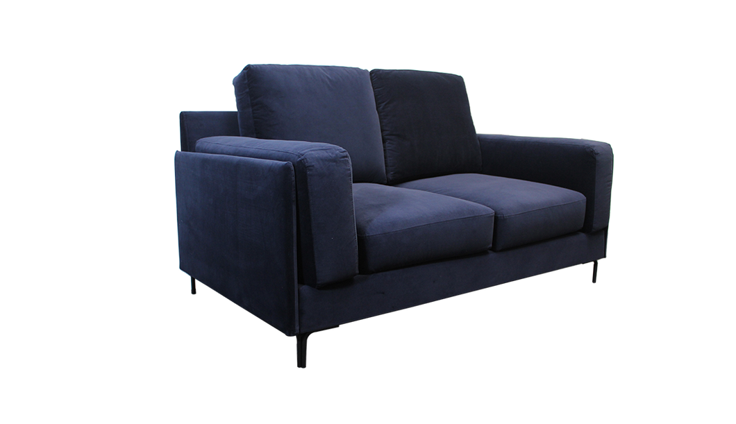 Aubyn 2-Seater Sofa - Dark Blue