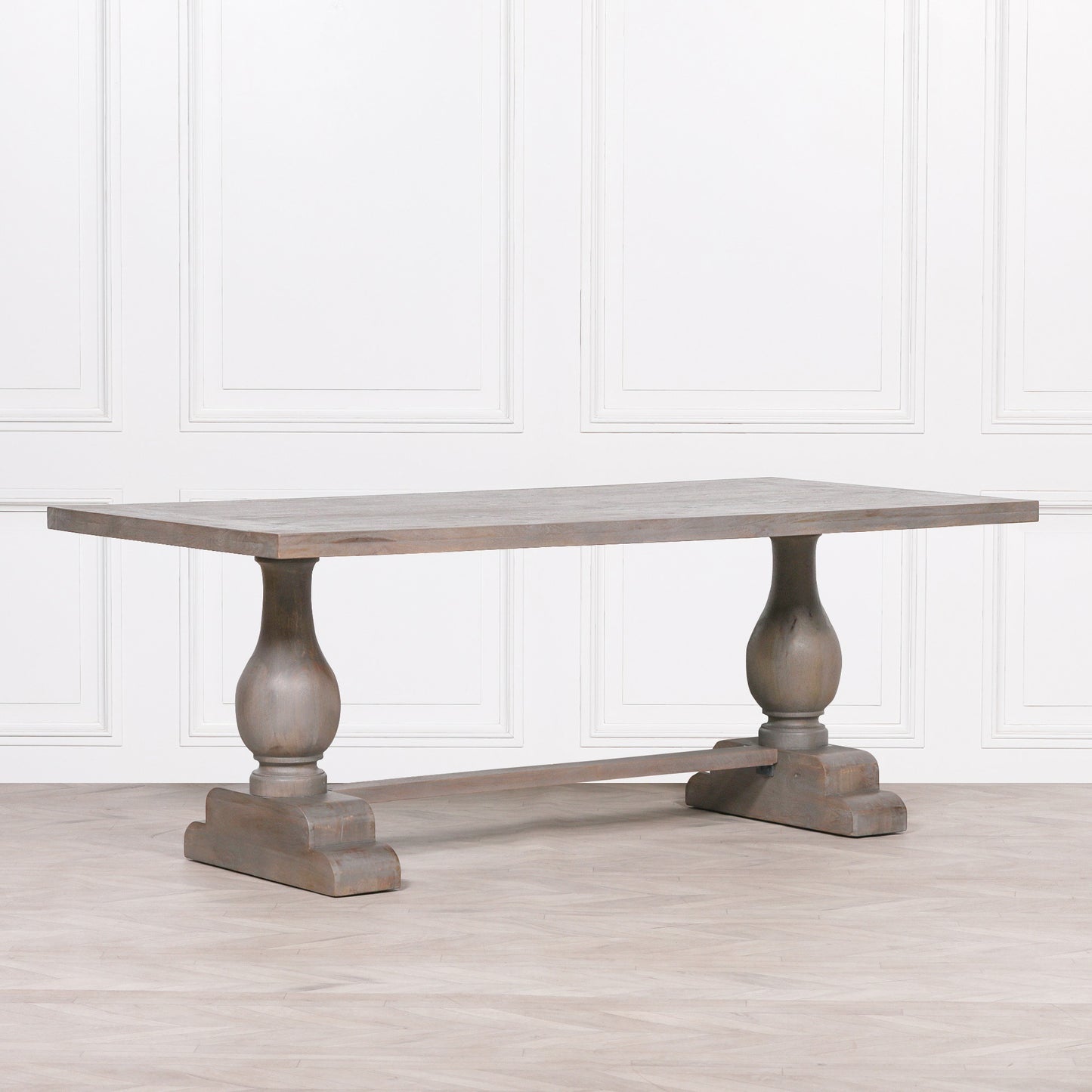 Wooden Rustic Rectangular Dining Table 210cm