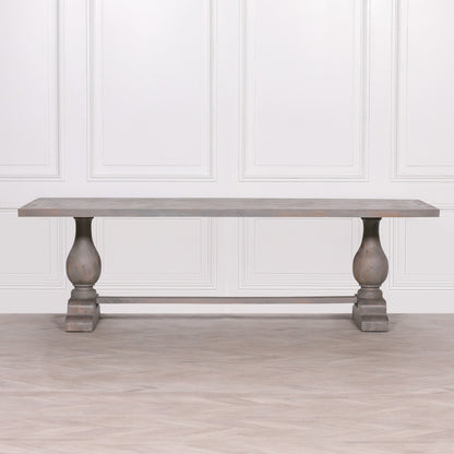 Wooden Rustic Rectangular Dining Table 260cm