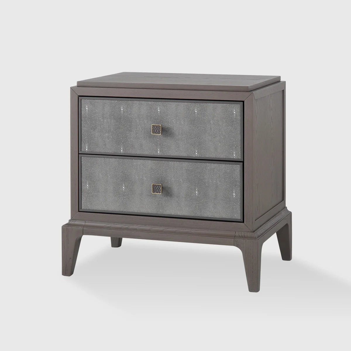 Astoria Nightstand Small Macchiato with Shagreen